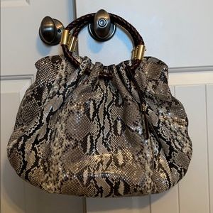 Michael Kors Snake Skin Handbag